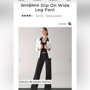 NWOT wide leg trousers